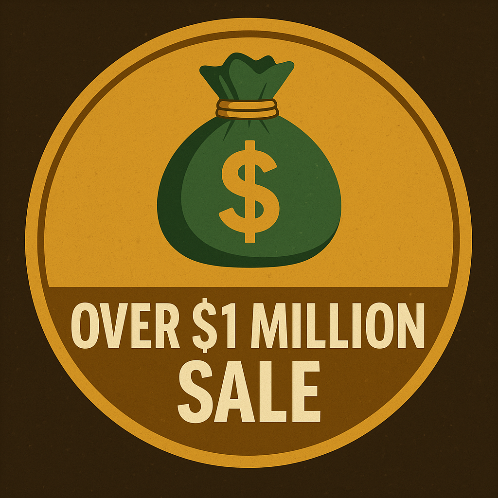 Over $1 Million Sale